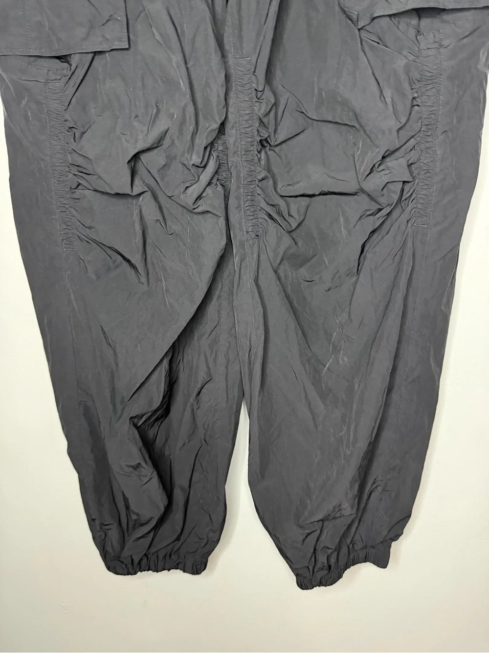 Free People Cool in Cargo Black Jogger Drawstring Track Pants size xsmall